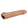 PRETTY LOVE - ADJUSTABLE PENIS EXTENSION SLEEVE 26 CM Ã 4 CM NATURAL