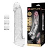 PRETTY LOVE - ADJUSTABLE PENIS EXTENSION SLEEVE 26 CM Ã 4 CM TRANSPARENT