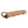 PRETTY LOVE - ADJUSTABLE PENIS EXTENSION SLEEVE 28 CM Ã 4.5 CM BROWN