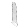 PRETTY LOVE - ADJUSTABLE PENIS EXTENSION SLEEVE 28 CM Ã 4.5 CM TRANSPARENT