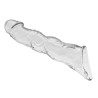 PRETTY LOVE - ADJUSTABLE PENIS EXTENSION SLEEVE 28 CM Ã 4.5 CM TRANSPARENT