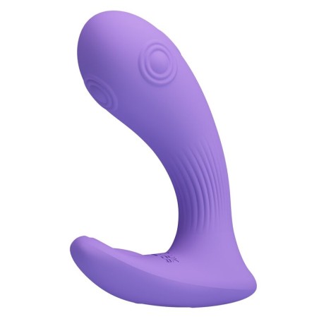 PRETTY LOVE - ANDROMEDA RECHARGEABLE DUAL STIMULATION VIBRATOR PURPLE