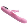 PRETTY LOVE - BELLA RABBIT VIBRATOR WITH BUTTERFLY STIMULATION AND LED PINK