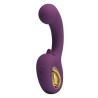 PRETTY LOVE - BRYNNLEE RECHARGEABLE VIBRATOR WITH ORAL STIMULATOR 10 VIBRATIONS & 5 LICKING FUNCTION