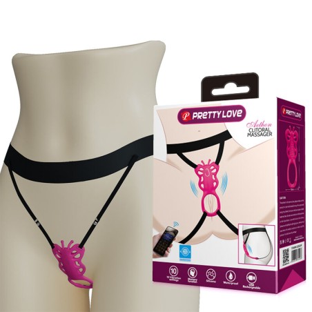 PRETTY LOVE - BUTTERFLY APP CONTROL PANTY MASSAGER PINK