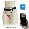 PRETTY LOVE - BUTTERFLY APP CONTROL PANTY MASSAGER PINK