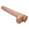 PRETTY LOVE - DANY FLEXIBLE REALISTIC DILDO WITH SUCTION CUP 36 CM -Ã- 5.6 CM