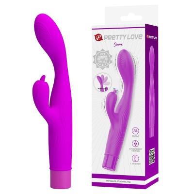 PRETTY LOVE - JENE DUAL STIMULATION G-SPOT AND CLITORAL VIBRATOR PURPLE