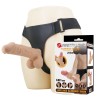 PRETTY LOVE - JOLYON HARNESS WITH FLEXIBLE DILDO 22 CM Ã 4.8 CM NATURAL