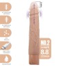 PRETTY LOVE - KESSLER REALISTIC VIBRATING DILDO WITH 10 VIBRATION MODES AND 10 THROWS, 22 CM NATURAL