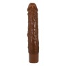 PRETTY LOVE - KESSLER REALISTIC VIBRATING DILDO WITH 10 VIBRATION MODES AND 10 THROWS, 22 CM, BROWN