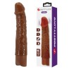 PRETTY LOVE - LEONARDO REALISTIC VIBRATOR 20 CM Ã 4 CM BROWN