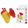 PRETTY LOVE - LITTLE BEE RECHARGEABLE CLITORAL STIMULATOR 7 MODES RED/YELLOW