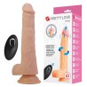 PRETTY LOVE - MILES THRUSTING & ROTATING VIBRATING DILDO REMOTE CONTROL 23.5 CM Ã 4.8 CM NATURAL