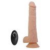 PRETTY LOVE - MILES THRUSTING & ROTATING VIBRATING DILDO REMOTE CONTROL 23.5 CM Ã 4.8 CM NATURAL