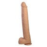 PRETTY LOVE - PAT FLEXIBLE REALISTIC DILDO WITH SUCTION CUP FLESH 40 CM -Ã- 6 CM