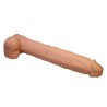 PRETTY LOVE - PAT FLEXIBLE REALISTIC DILDO WITH SUCTION CUP FLESH 40 CM -Ã- 6 CM