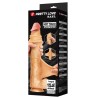 PRETTY LOVE - RAEL FLEXIBLE REALISTIC DILDO WITH SUCTION CUP 40 CM -Ã- 6 CM BROWN