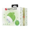 PRETTY LOVE - RECHARGEABLE TONGUE EFFECT CLITORAL STIMULATOR GREEN