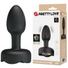 PRETTY LOVE - RECHARGEABLE VIBRATING ANAL PLUG 10 MODES BLACK