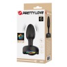 PRETTY LOVE - RECHARGEABLE VIBRATING ANAL PLUG 10 MODES BLACK
