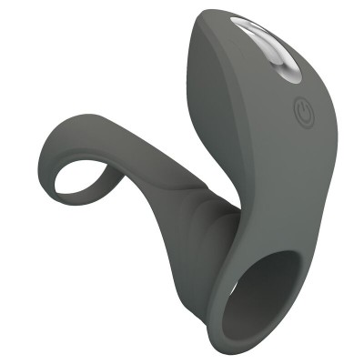 PRETTY LOVE - RECHARGEABLE VIBRATING RING WITH DUAL STIMULATOR