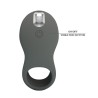 PRETTY LOVE - RECHARGEABLE VIBRATING RING WITH DUAL STIMULATOR