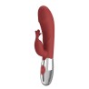 PRETTY LOVE - ROSEWOOD RABBIT VIBRATOR 30 FUNCTIONS USB RECHARGEABLE RED
