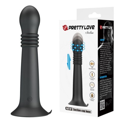 PRETTY LOVE - STELLA USB RECHARGEABLE ROTATING AND THRUSTING MASSAGER