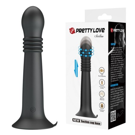 PRETTY LOVE - STELLA USB RECHARGEABLE ROTATING AND THRUSTING MASSAGER
