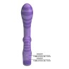 PRETTY LOVE - SUMMER DOUBLE-ENDED VIBRATOR WITH HANDLE 19 CM Ã 3.5 CM PURPLE