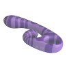 PRETTY LOVE - SUMMER DOUBLE-ENDED VIBRATOR WITH HANDLE 19 CM Ã 3.5 CM PURPLE