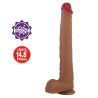 PRETTY LOVE - TERIN PLUS REALISTIC SILICONE DILDO WITH SUCTION CUP 37.6 CM Ã 5.5 CM