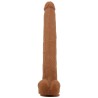 PRETTY LOVE - VIGGO REALISTIC SOFT-TOUCH SKIN-SLIDING DILDO 36,5 CM BROWN