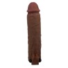 PRETTY LOVE - XERXES VIBRATING PENIS SLEEVE 22 CM Ã 4.5 CM BROWN
