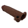 PRETTY LOVE - XERXES VIBRATING PENIS SLEEVE 22 CM Ã 4.5 CM BROWN