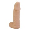 PRETTY LOVE - ZANE HARNESS WITH FLEXIBLE DILDO 17 CM Ã 4.3 CM NATURAL
