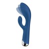SATISFYER - SPINNING RABBIT 1 CLITORIS AND G-SPOT STIMULATION BLUE