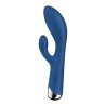 SATISFYER - SPINNING RABBIT 1 CLITORIS AND G-SPOT STIMULATION BLUE